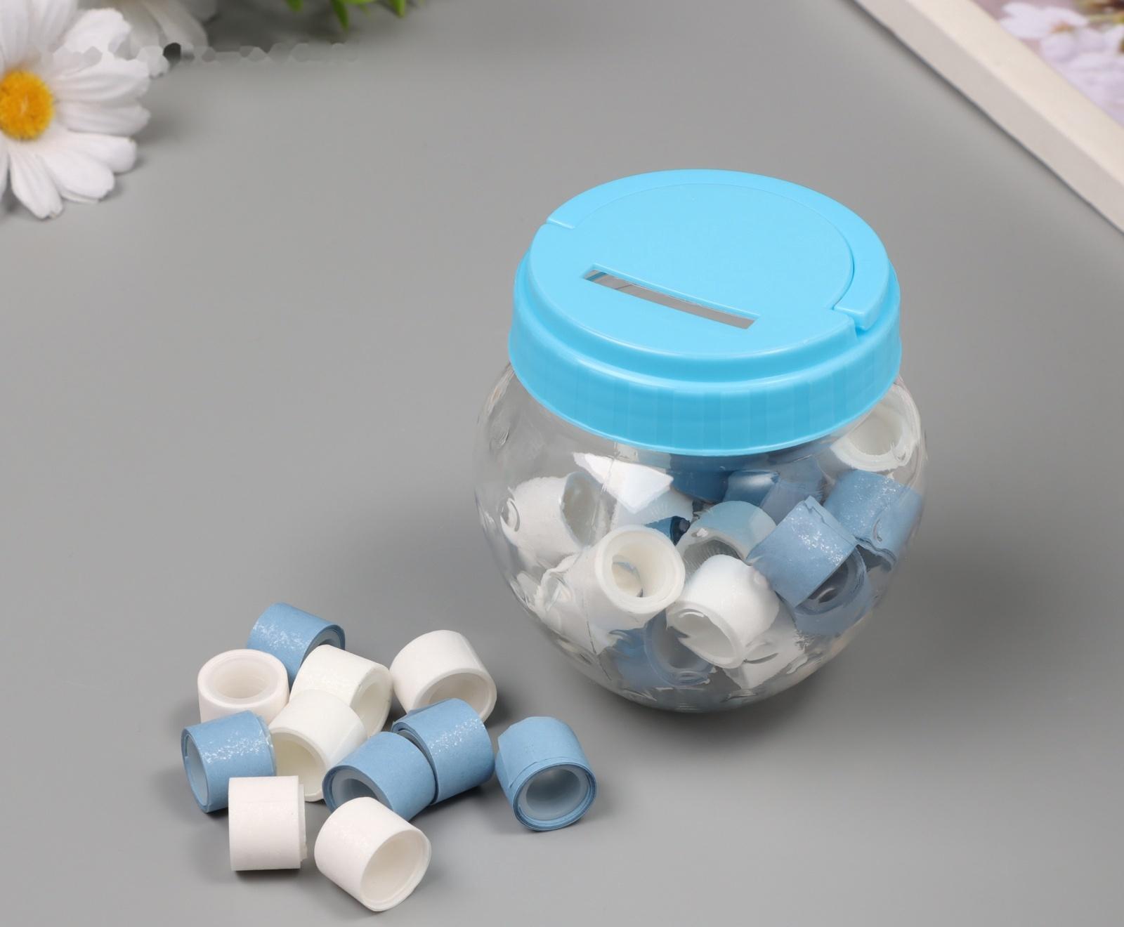 Клейкая лента пластик в банке 