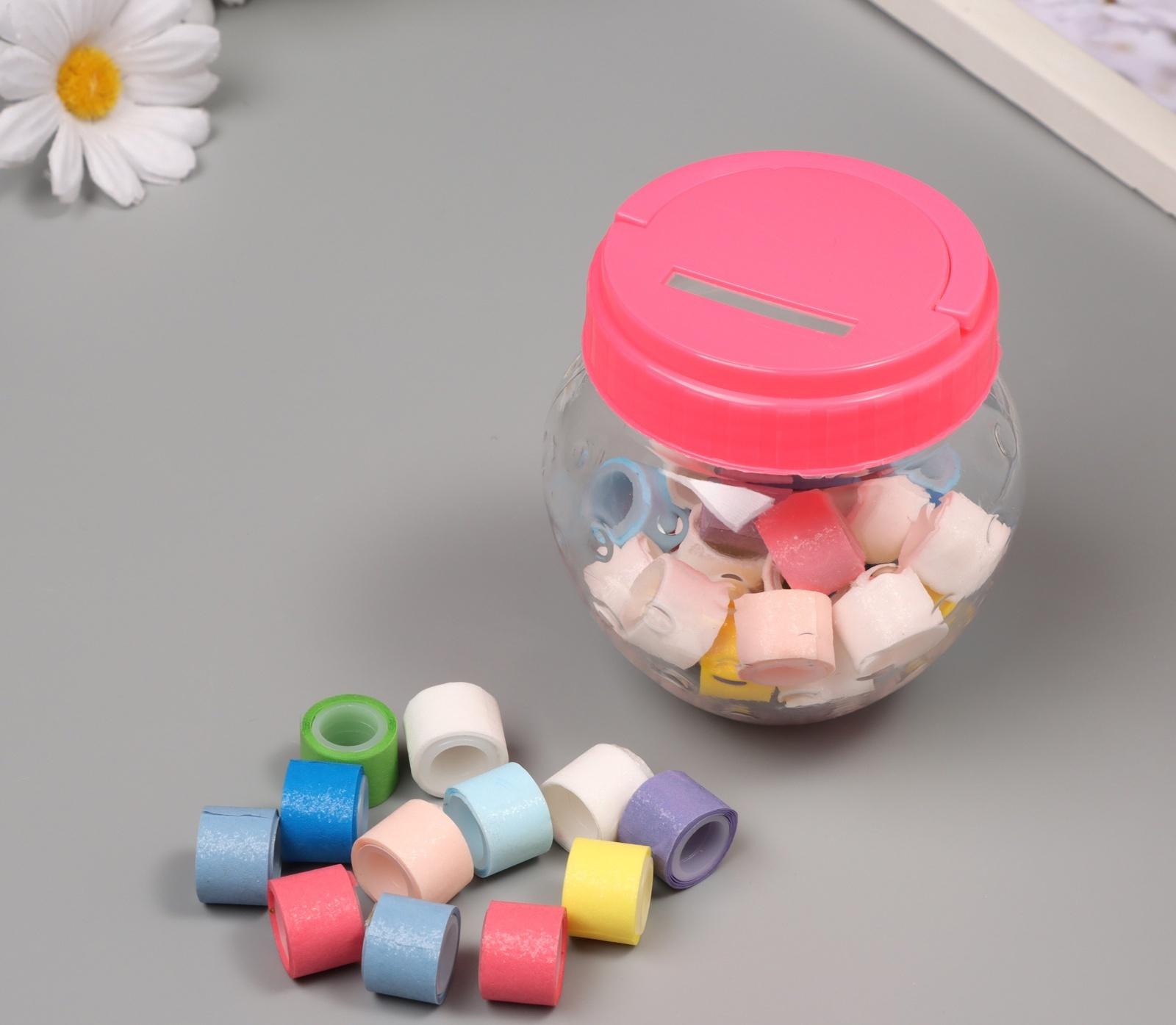 Клейкая лента пластик в банке 