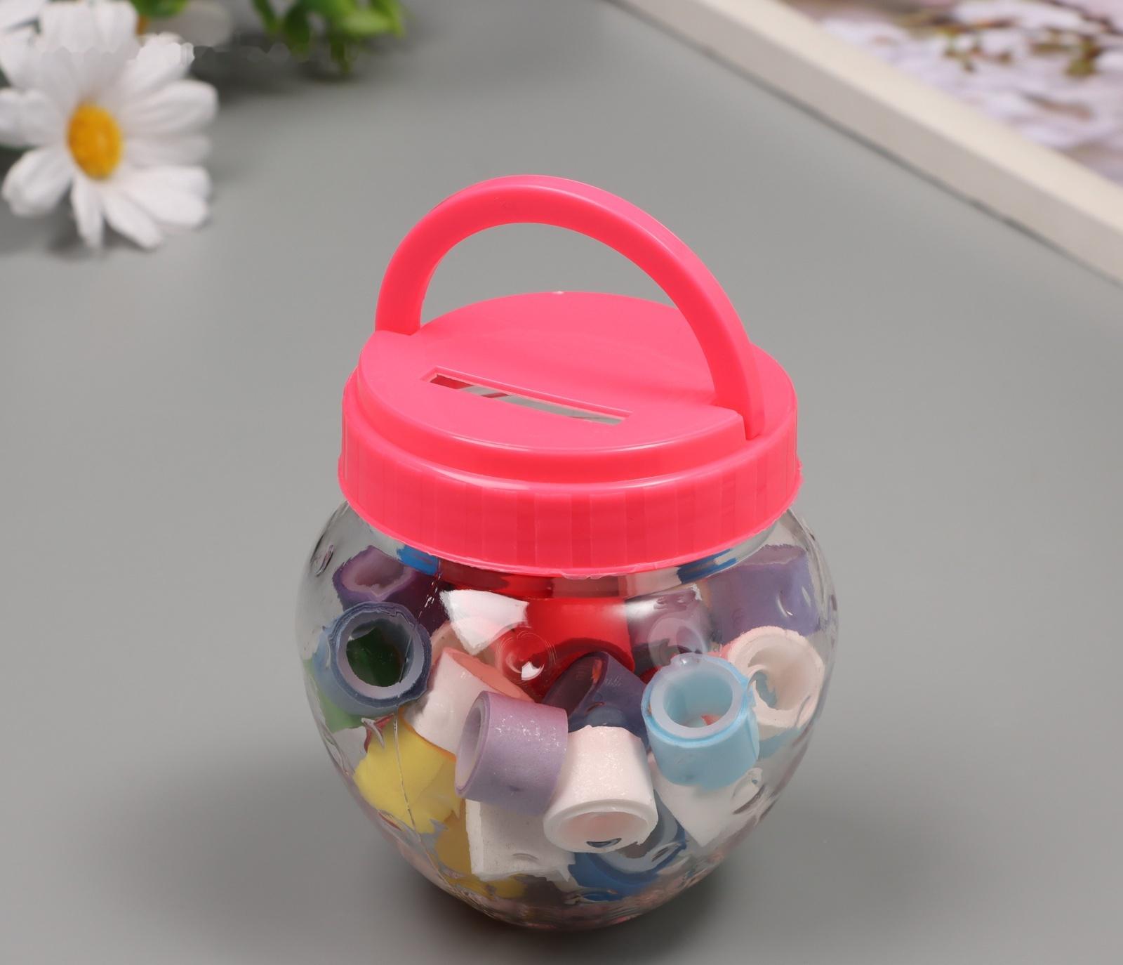 Клейкая лента пластик в банке 