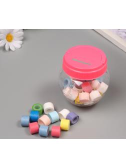 Клейкая лента пластик в банке 