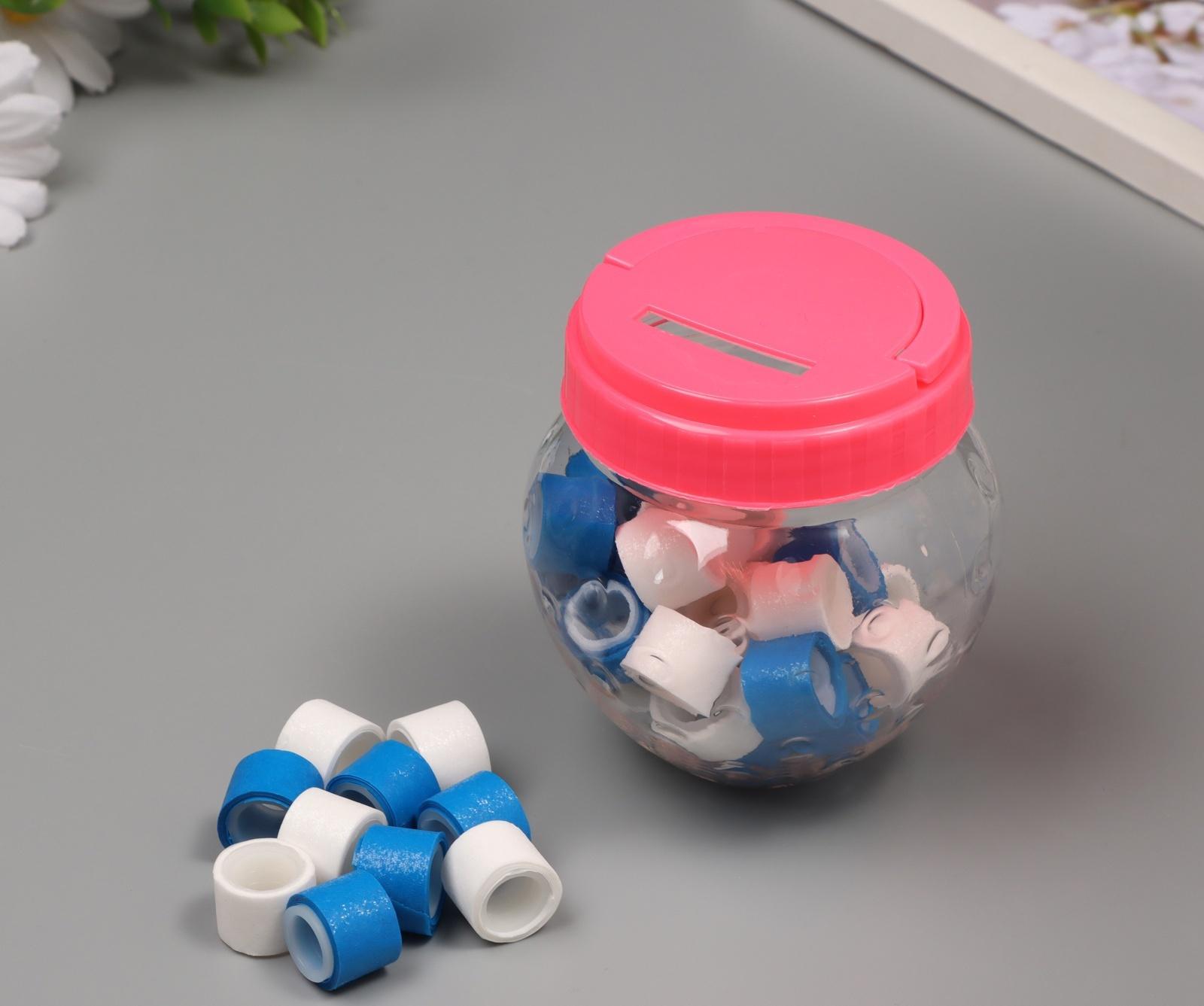 Клейкая лента пластик в банке 