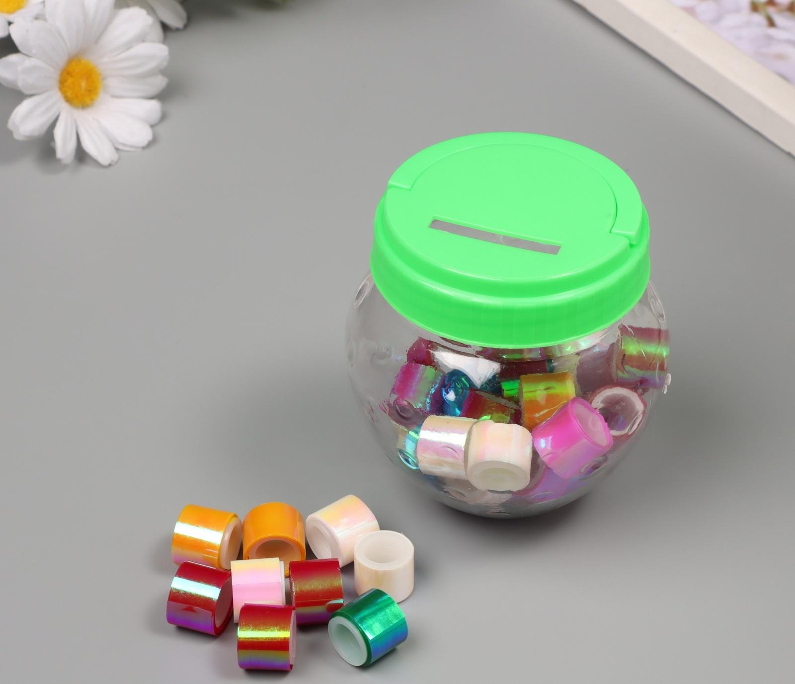 Клейкая лента пластик в банке 