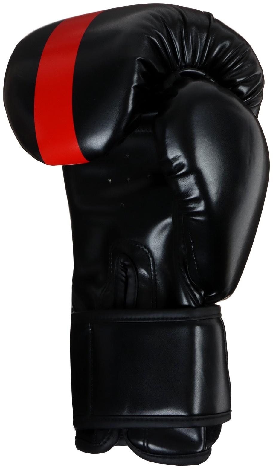 Перчатки боксёрские FIGHT EMPIRE, чёрно-красные, размер 14 oz