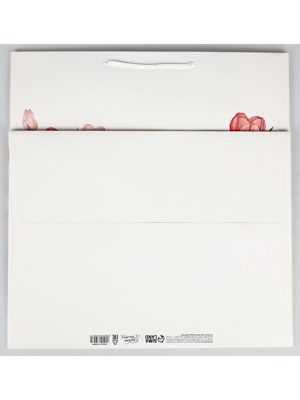 Пакет для цветов «Для тебя», цветы, 42 х 44 х 32 см