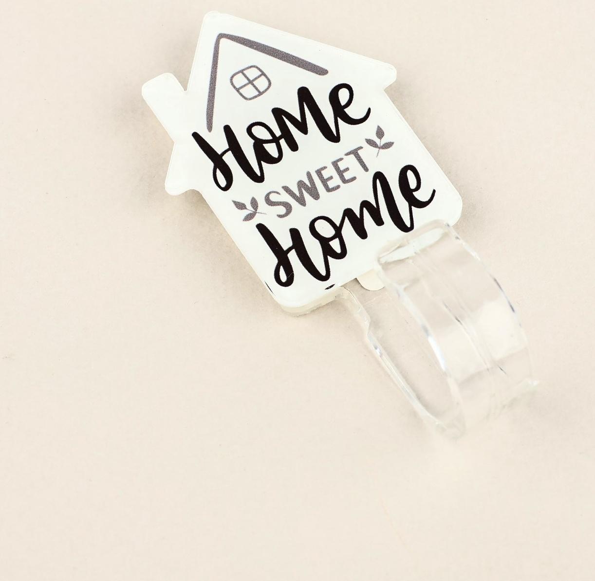 Крючок настенный самоклеящийся «Дом», 2,5 х 6,5 см