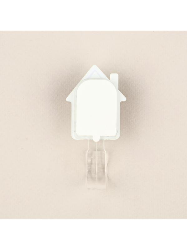 Крючок настенный самоклеящийся «Дом», 2,5 х 6,5 см