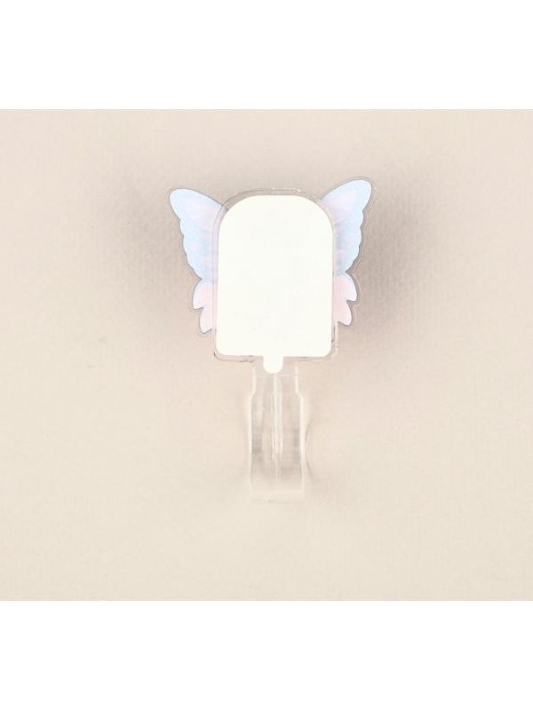 Крючок настенный самоклеящийся «Бабочка», 2,5 х 6,5 см