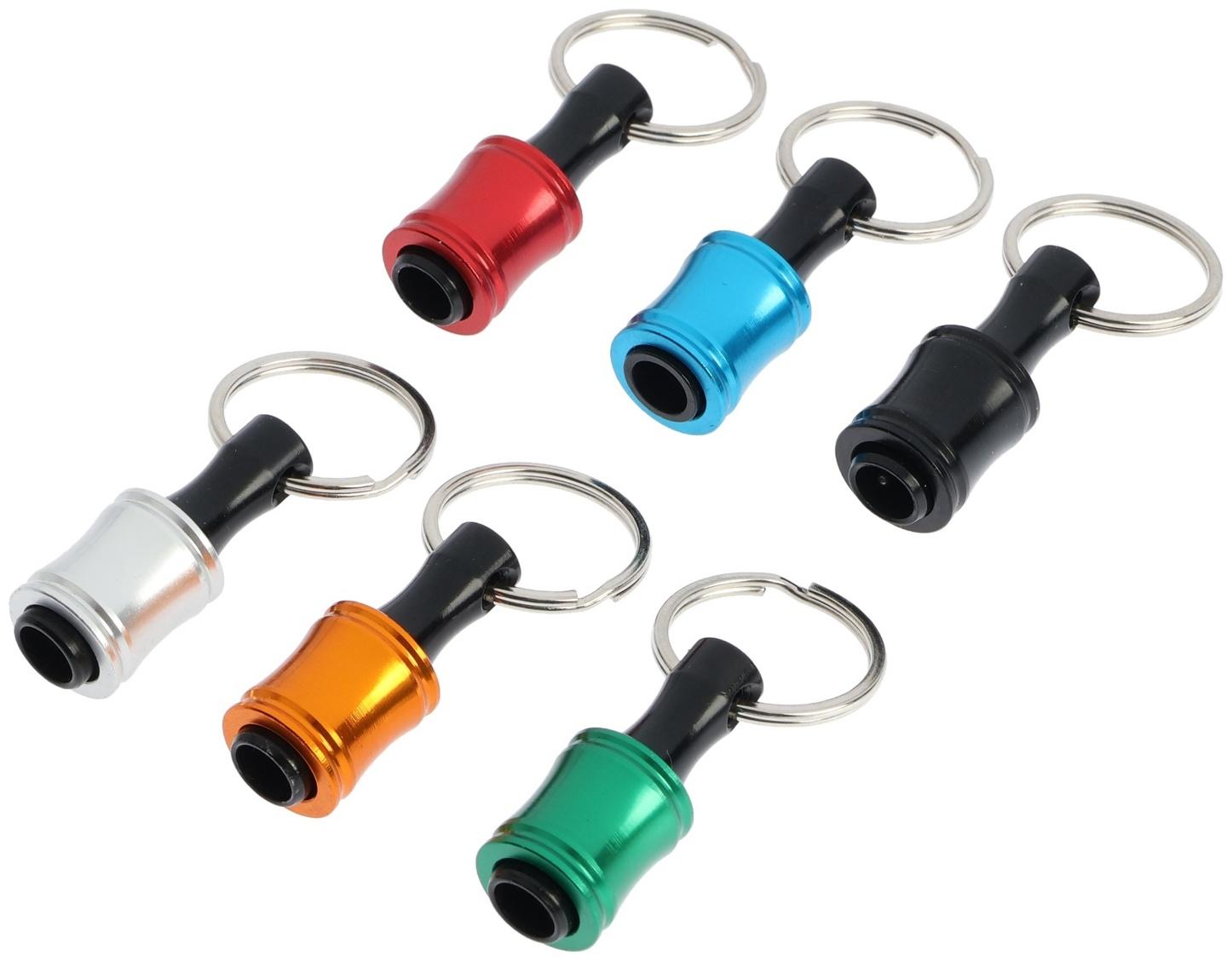 Держатель для бит ТУНДРА, крепление на карабин, без магнита, 1/4