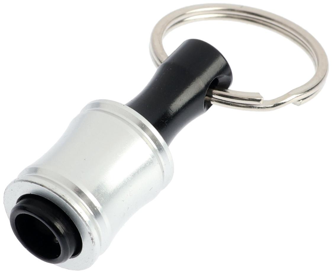 Держатель для бит ТУНДРА, крепление на карабин, без магнита, 1/4