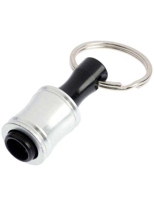 Держатель для бит ТУНДРА, крепление на карабин, без магнита, 1/4