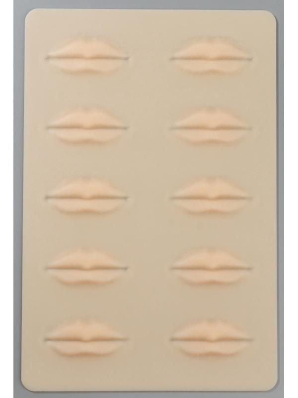 Искусственная кожа для тату и татуажа губ, 24,5 × 15 см, цвет бежевый