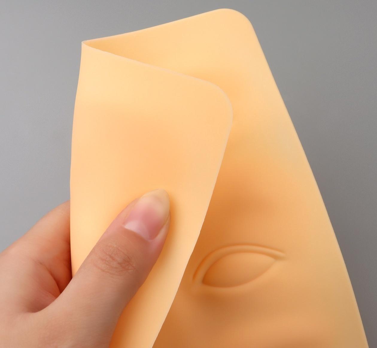 Искусственная кожа для тату и татуажа глаз и бровей, 24,5 × 15 см, цвет бежевый