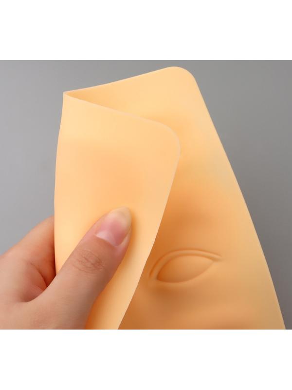 Искусственная кожа для тату и татуажа глаз и бровей, 24,5 × 15 см, цвет бежевый