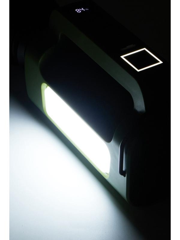 Фонарь светодиодный аккумуляторный ручной, переносной, 5 Вт, 2400 мАч, 22.5 х 7.2 х 10.5 см   107031