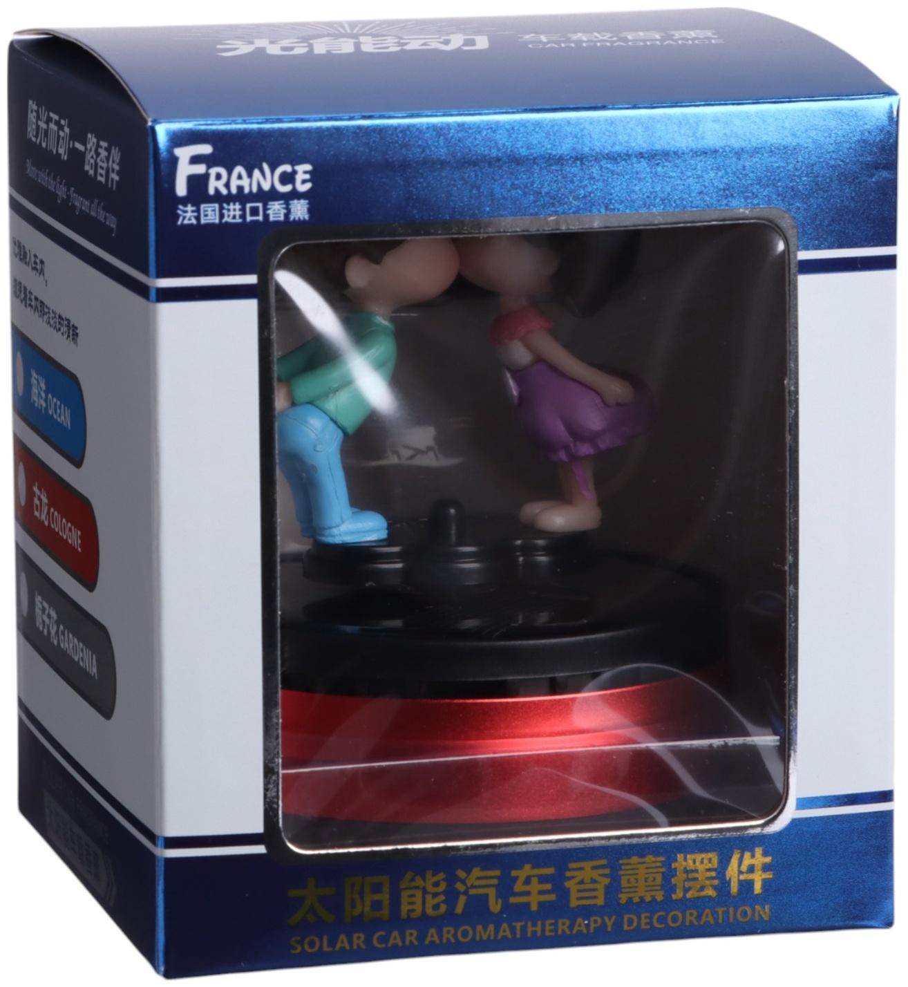 Аксессуар на панель автомобиля с ароматизатором, парочка, пластик