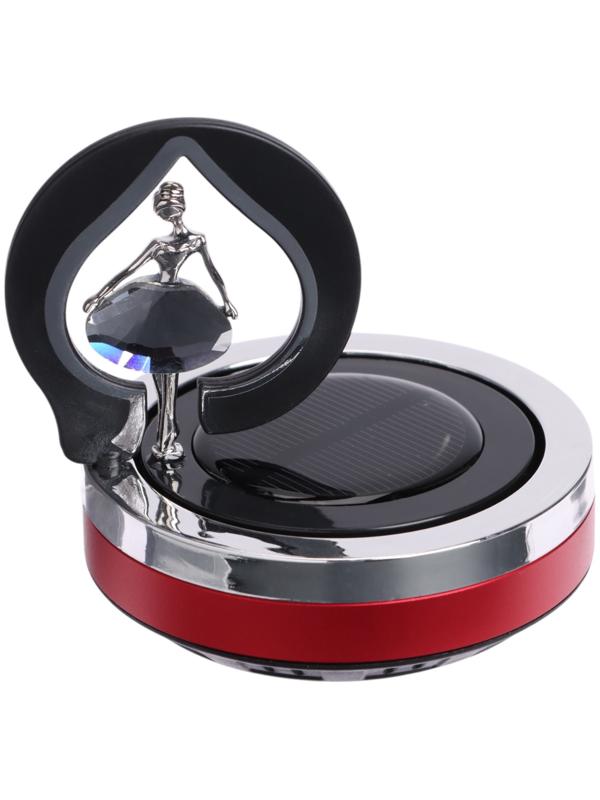 Аксессуар на панель в автомобиль с ароматизатором, балерина, красный, пластик