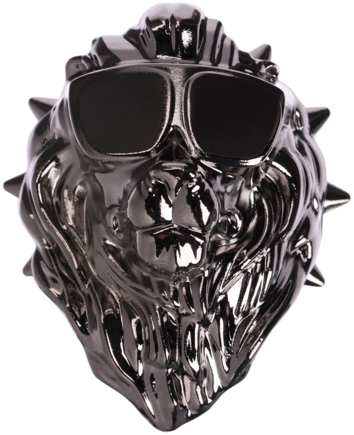 Ароматизатор для автомобиля в дифлектор, лев, хром, пластик, океан