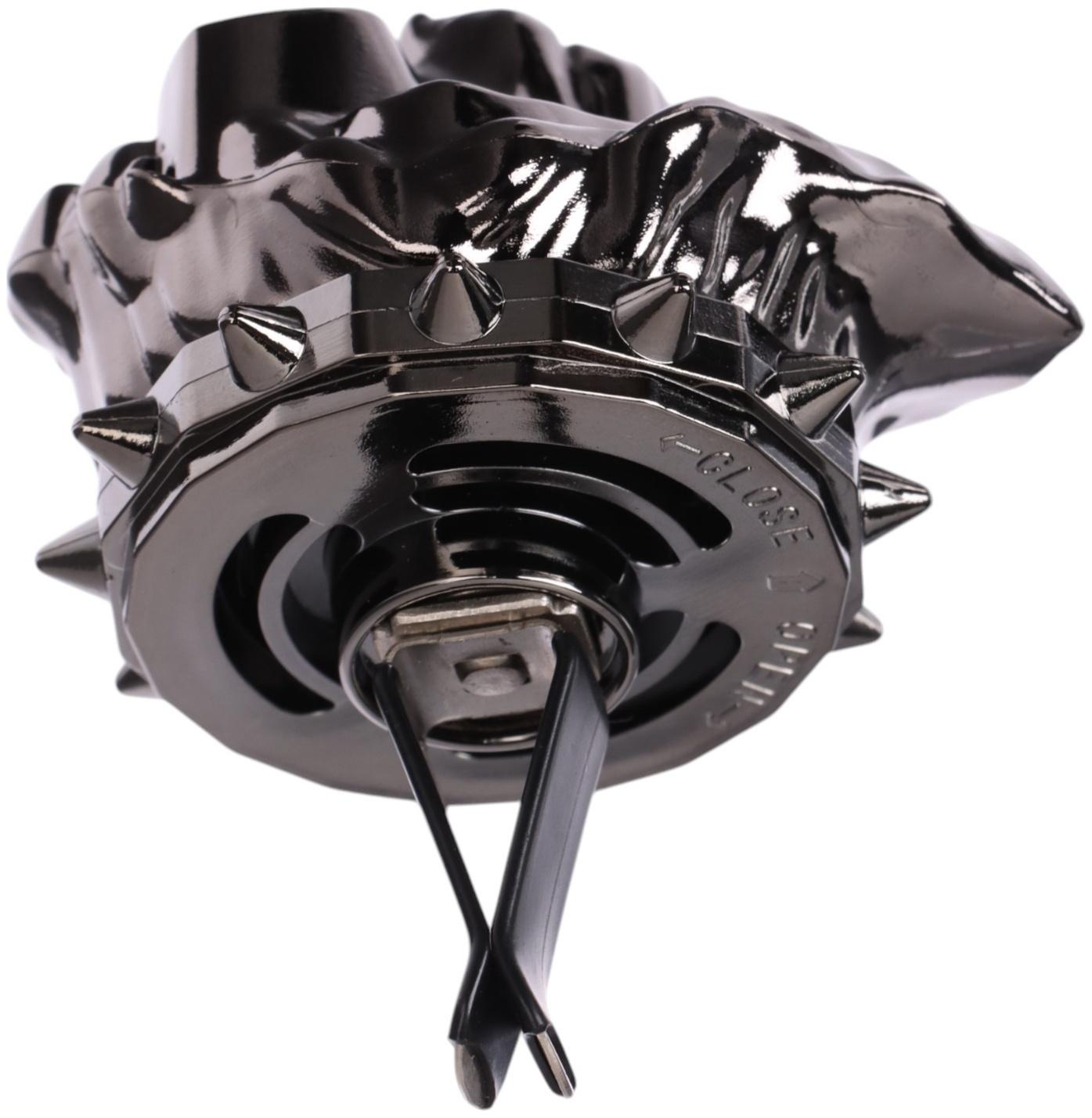 Ароматизатор для автомобиля в дифлектор, лев, хром, пластик, океан