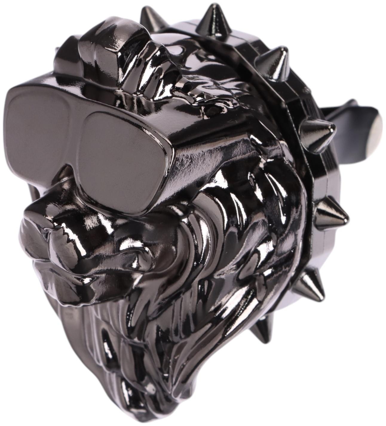 Ароматизатор для автомобиля в дифлектор, лев, хром, пластик, океан