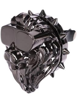 Ароматизатор для автомобиля в дифлектор, лев, хром, пластик, океан