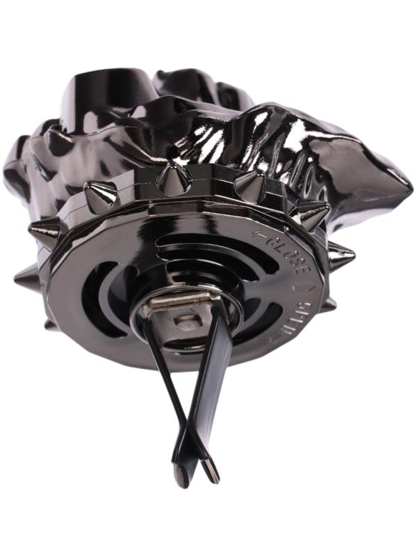 Ароматизатор для автомобиля в дифлектор, лев, хром, пластик, океан