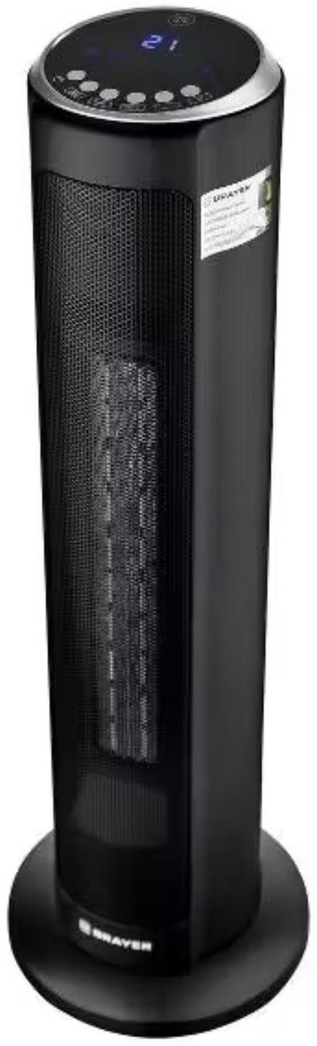 Тепловентилятор BRAYER BR4803, 2200 Вт, 2 режима, напольный