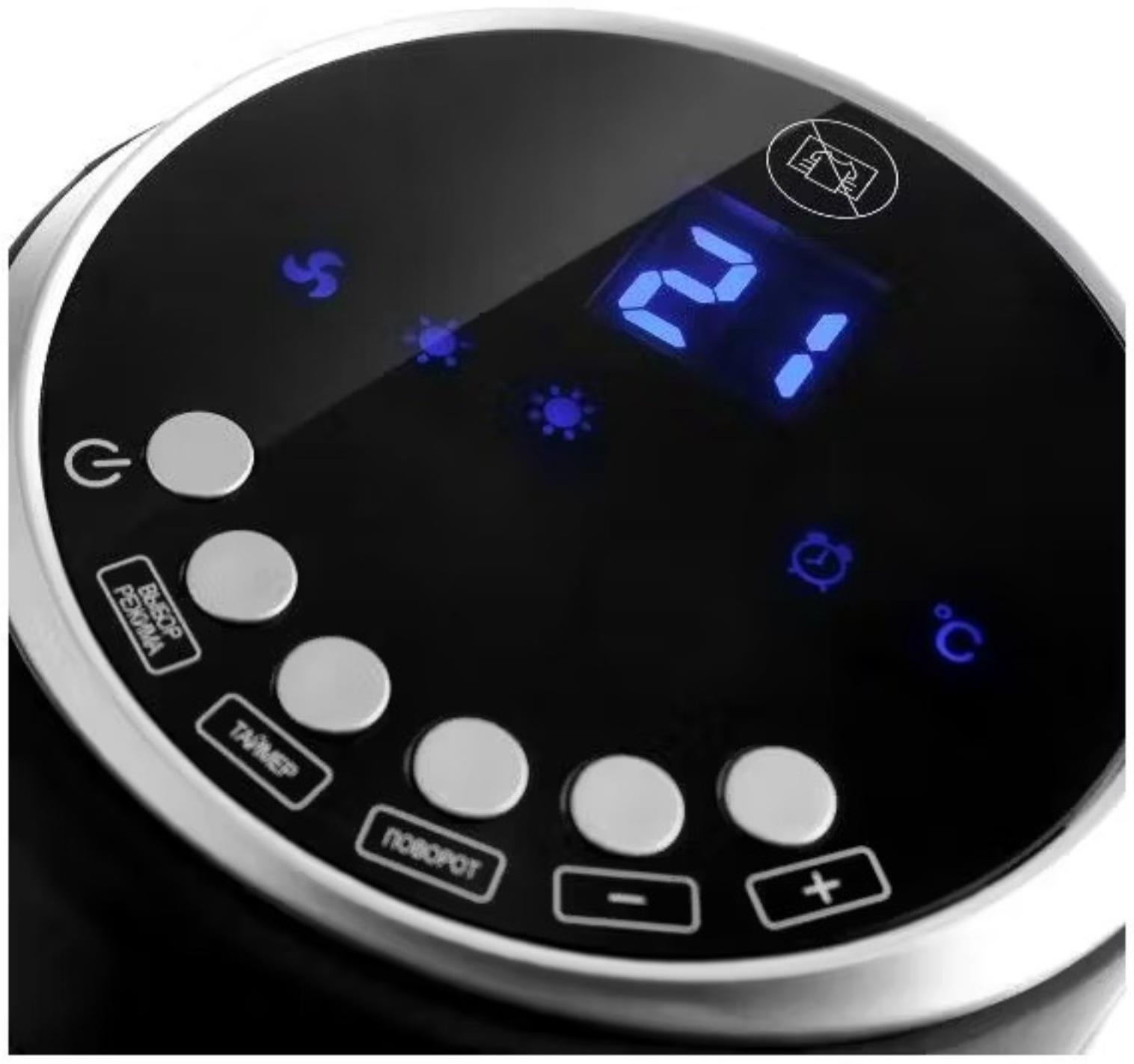 Тепловентилятор BRAYER BR4803, 2200 Вт, 2 режима, напольный