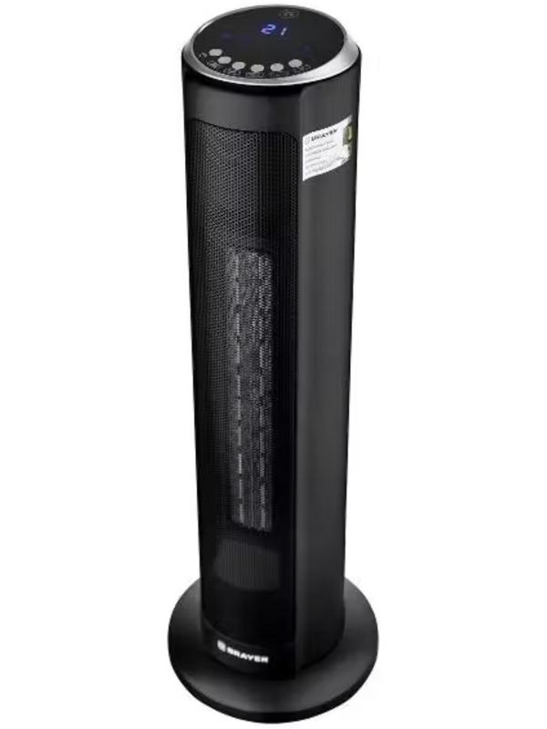 Тепловентилятор BRAYER BR4803, 2200 Вт, 2 режима, напольный