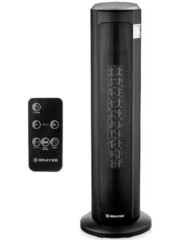 Тепловентилятор BRAYER BR4803, 2200 Вт, 2 режима, напольный