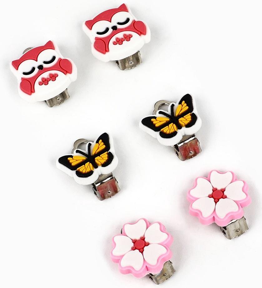 Клипсы детские «Самой красивой», 1.5×1.5 см, МИКС