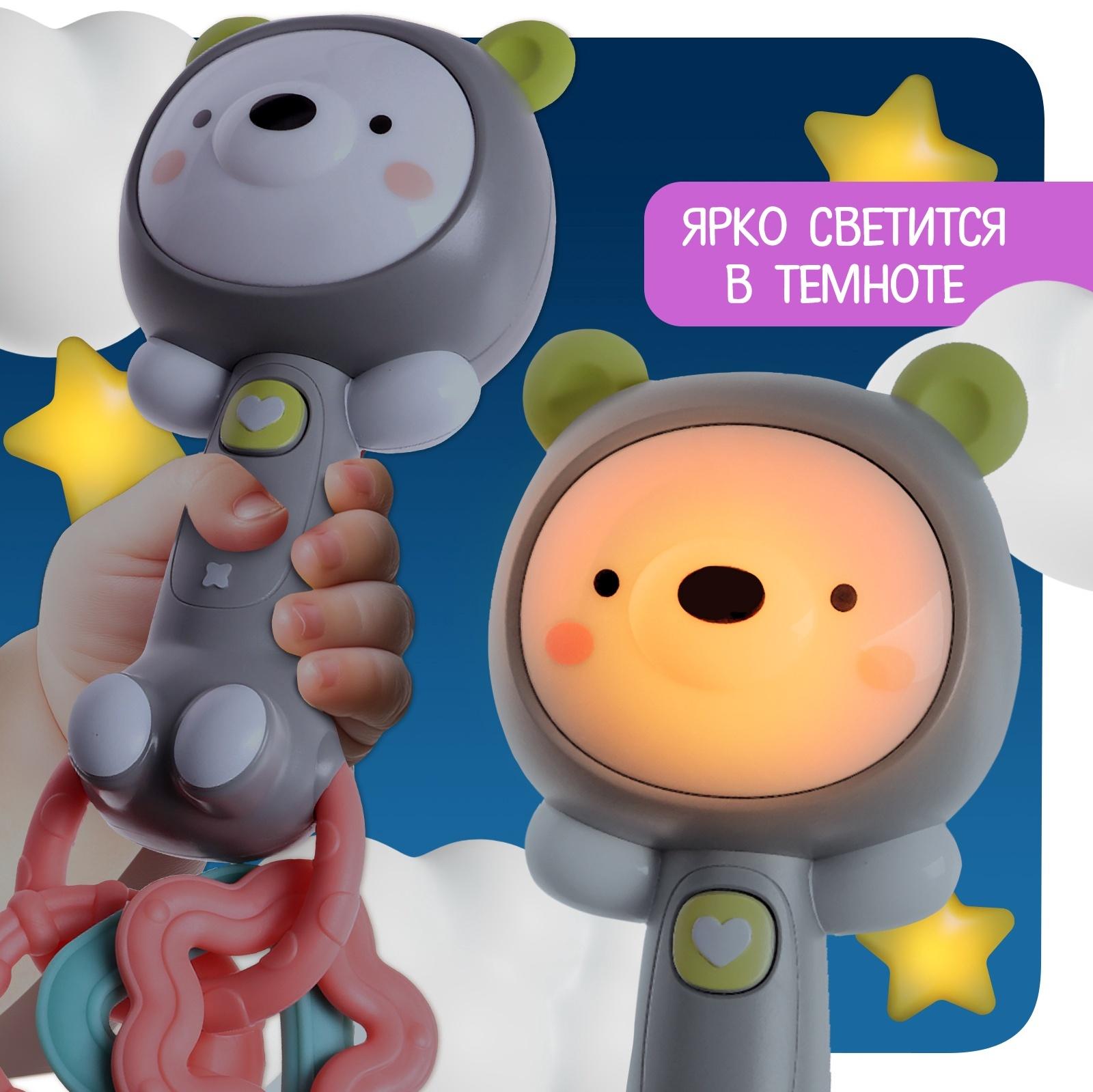 Музыкальная игрушка «Любимые зверята: Мишка», звуковые и световые эффекты