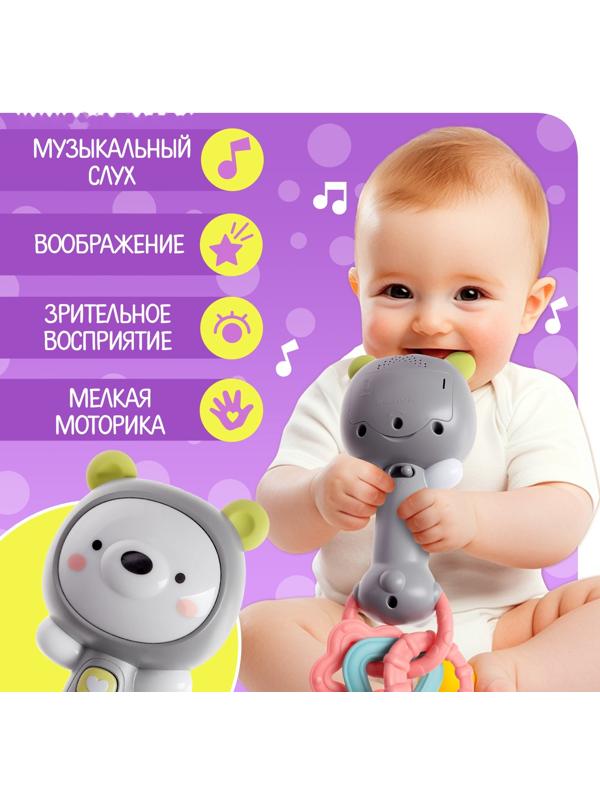 Музыкальная игрушка «Любимые зверята: Мишка», звуковые и световые эффекты