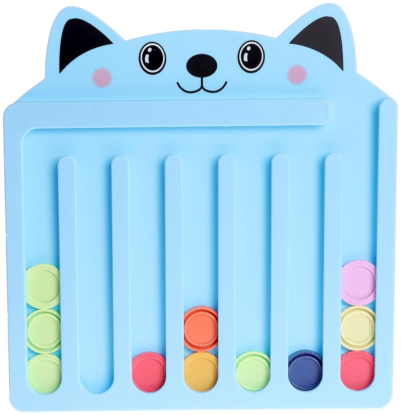 Настольный сортер «Собери по цветам», 3+, цвет МИКС