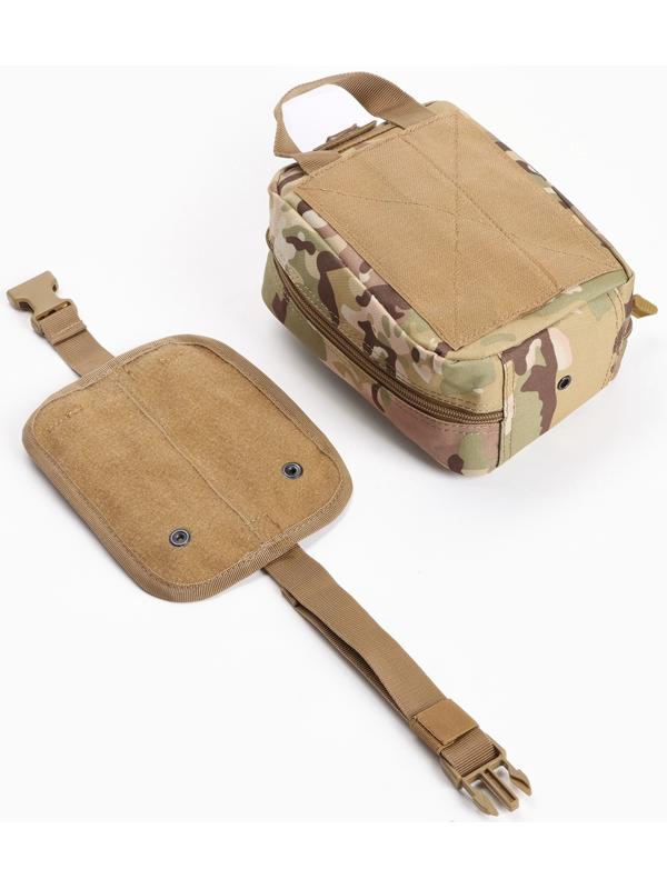 Подсумок медицинский, тактический, камуфляж мультикам, 20 х 15см