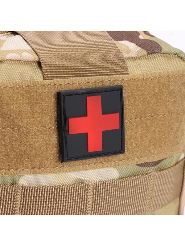 Подсумок медицинский, тактический, камуфляж мультикам, 20 х 15см