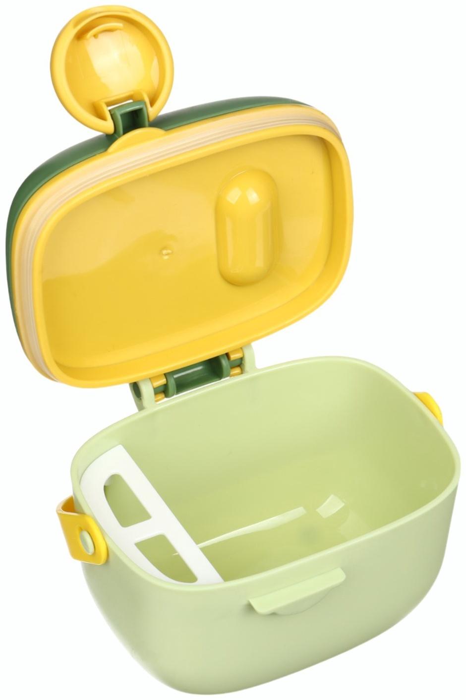 Контейнер для детского питания Крошка Я Дино 5, 400 мл., зеленый