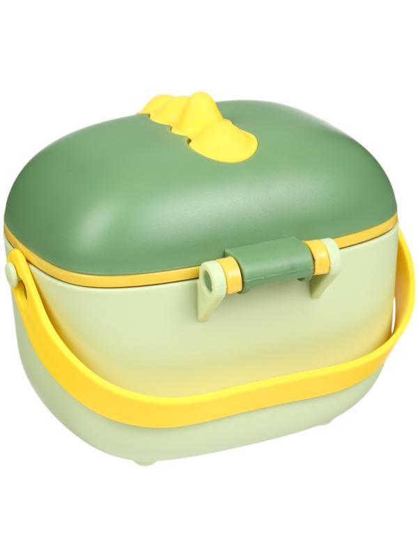 Контейнер для детского питания Крошка Я Дино 5, 400 мл., зеленый