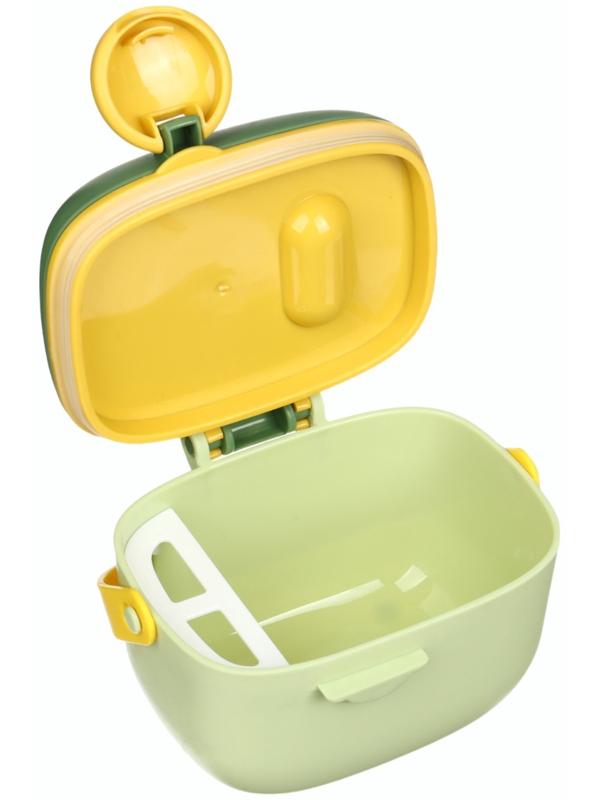 Контейнер для детского питания Крошка Я Дино 5, 400 мл., зеленый