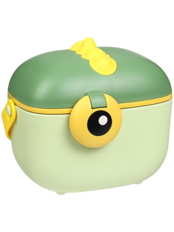 Контейнер для детского питания Крошка Я Дино 5, 400 мл., зеленый