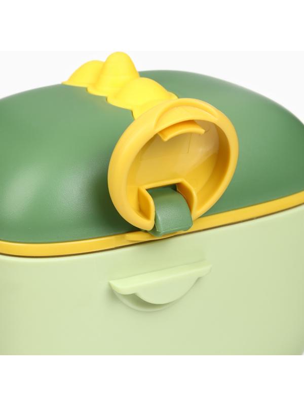 Контейнер для детского питания Крошка Я Дино 5, 400 мл., зеленый