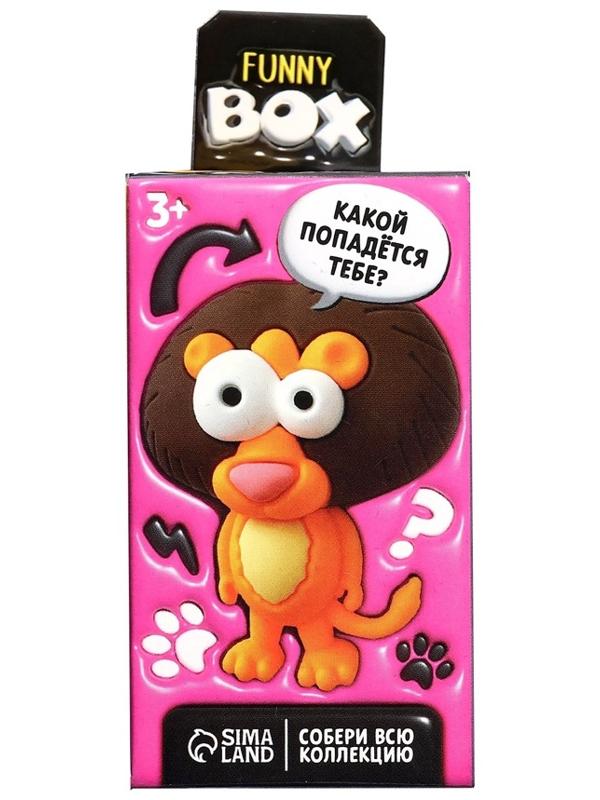 Игрушка - сюрприз Funny Box «Зверятки»: брелок, наклейки, карточка