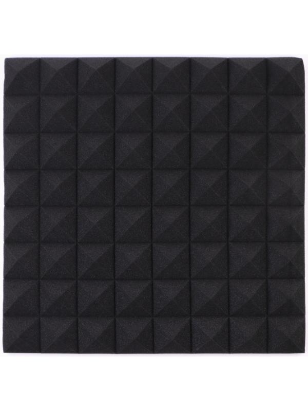 Шумопоглощающая панель, набор 10 шт - акустический поролон самоклеящийся, 50 х 5 см, черный