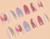 Накладные ногти «Пятнышки», 12 шт, с клеевыми пластинами, форма миндаль, разноцветные