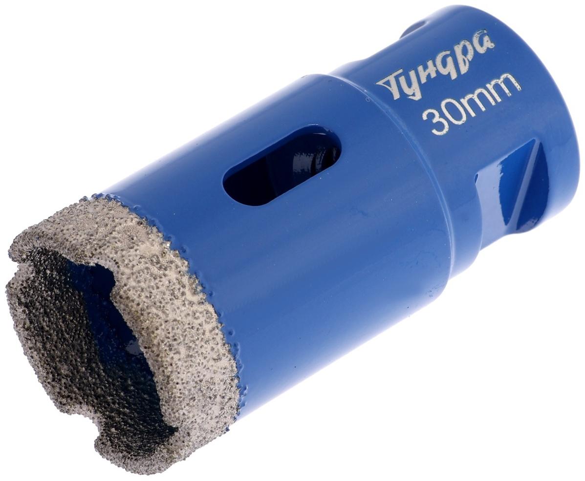 Коронка алмазная ТУНДРА, для УШМ, 30×35.8 мм, М14