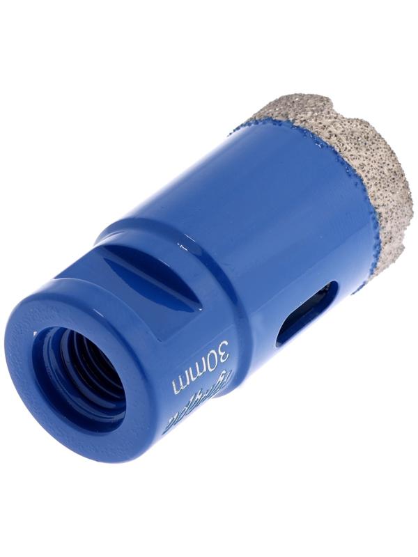 Коронка алмазная ТУНДРА, для УШМ, 30×35.8 мм, М14