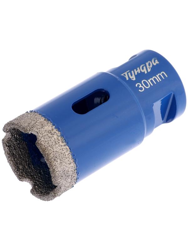 Коронка алмазная ТУНДРА, для УШМ, 30×35.8 мм, М14