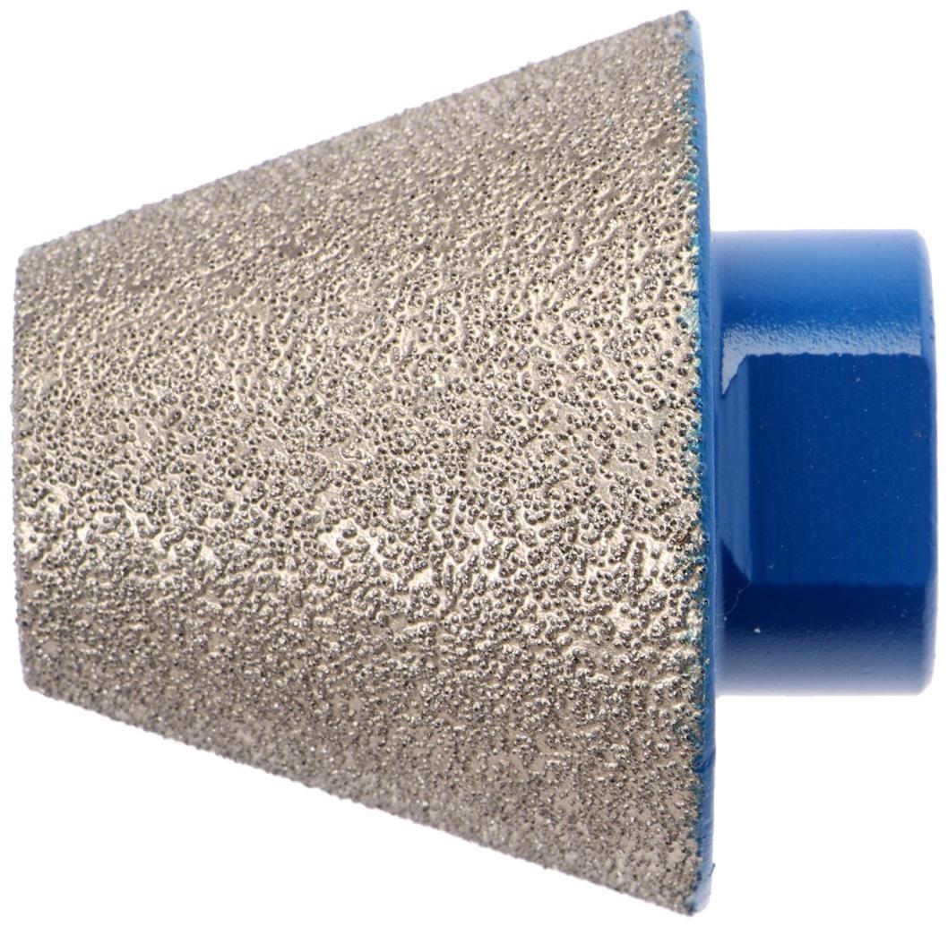 Фреза алмазная конусная ТУНДРА, 20 - 48 мм, для обработки мрамора, гранита и керамики