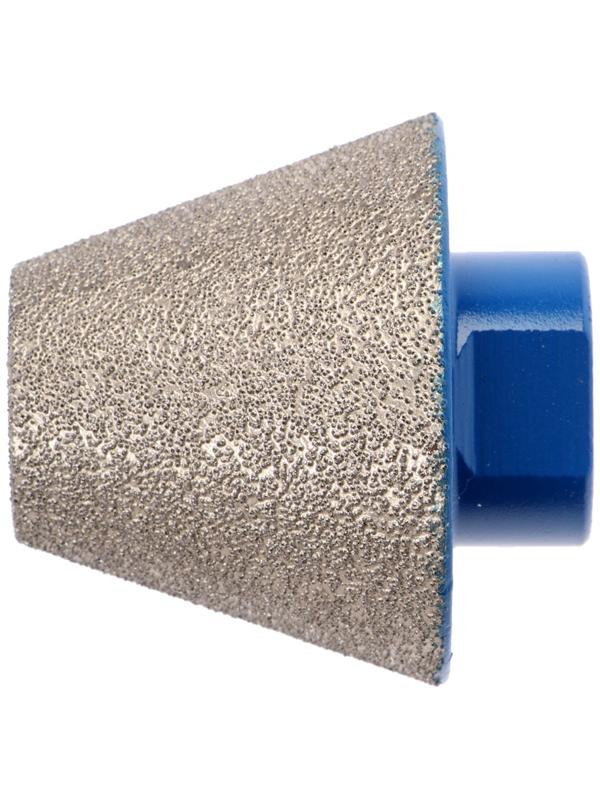 Фреза алмазная конусная ТУНДРА, 20 - 48 мм, для обработки мрамора, гранита и керамики