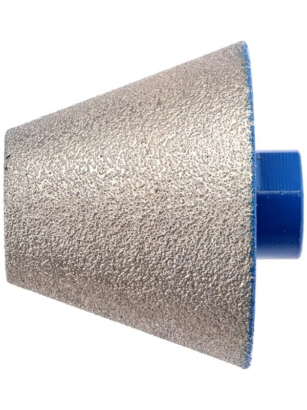 Фреза алмазная конусная ТУНДРА, 35 - 75 мм, для обработки мрамора, гранита и керамики