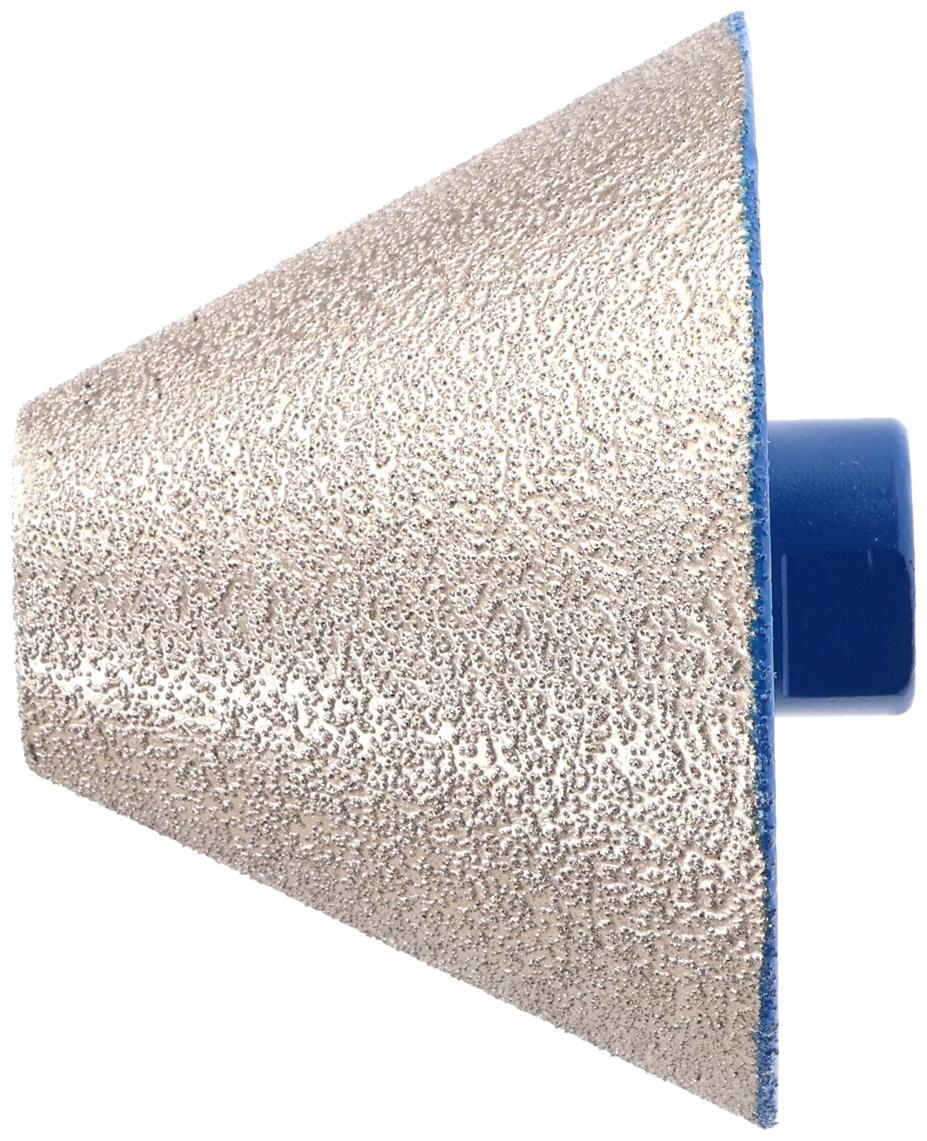 Фреза алмазная конусная ТУНДРА, 27 - 82 мм, для обработки мрамора, гранита и керамики